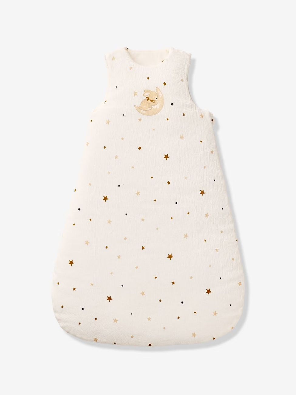 Gigoteuse jersey gauffré bébé écru (Vertbaudet) - Image 1