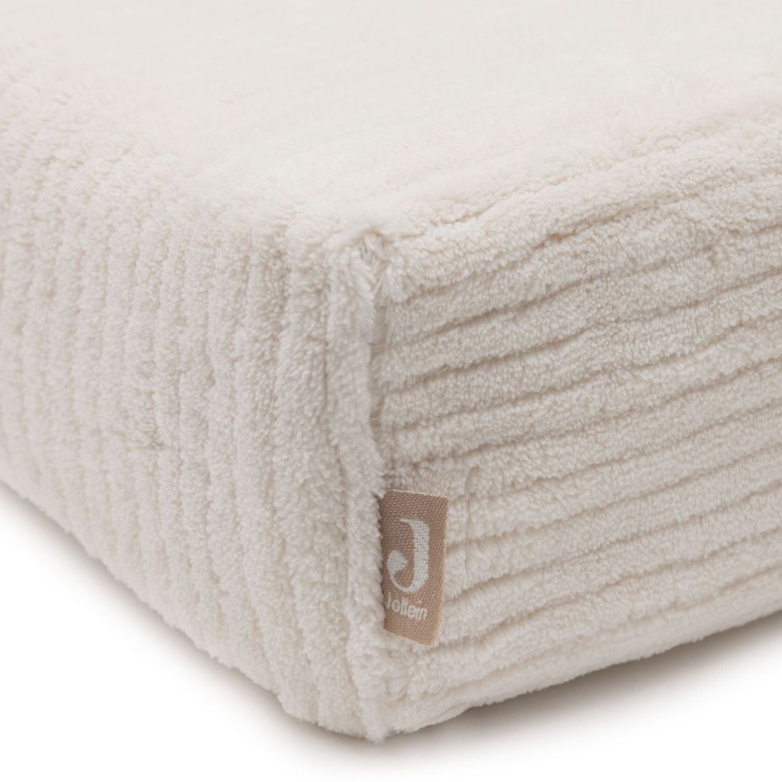 Housse matelas à langer Cloudy Rib Oatmeal (50 x 70 cm) (Jollein) - Image 4