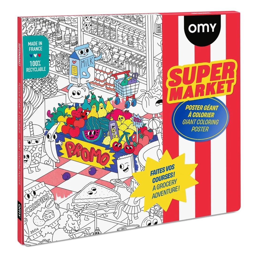 Omy - Poster Géant Super Marché (Omy) - Couverture