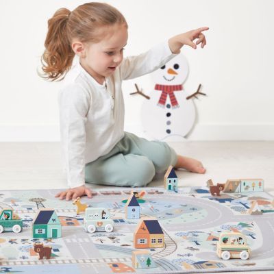 Tapis de jeu Cross Roads La Vallée Blanche (120 x 78 cm) (Janod) - Image 2