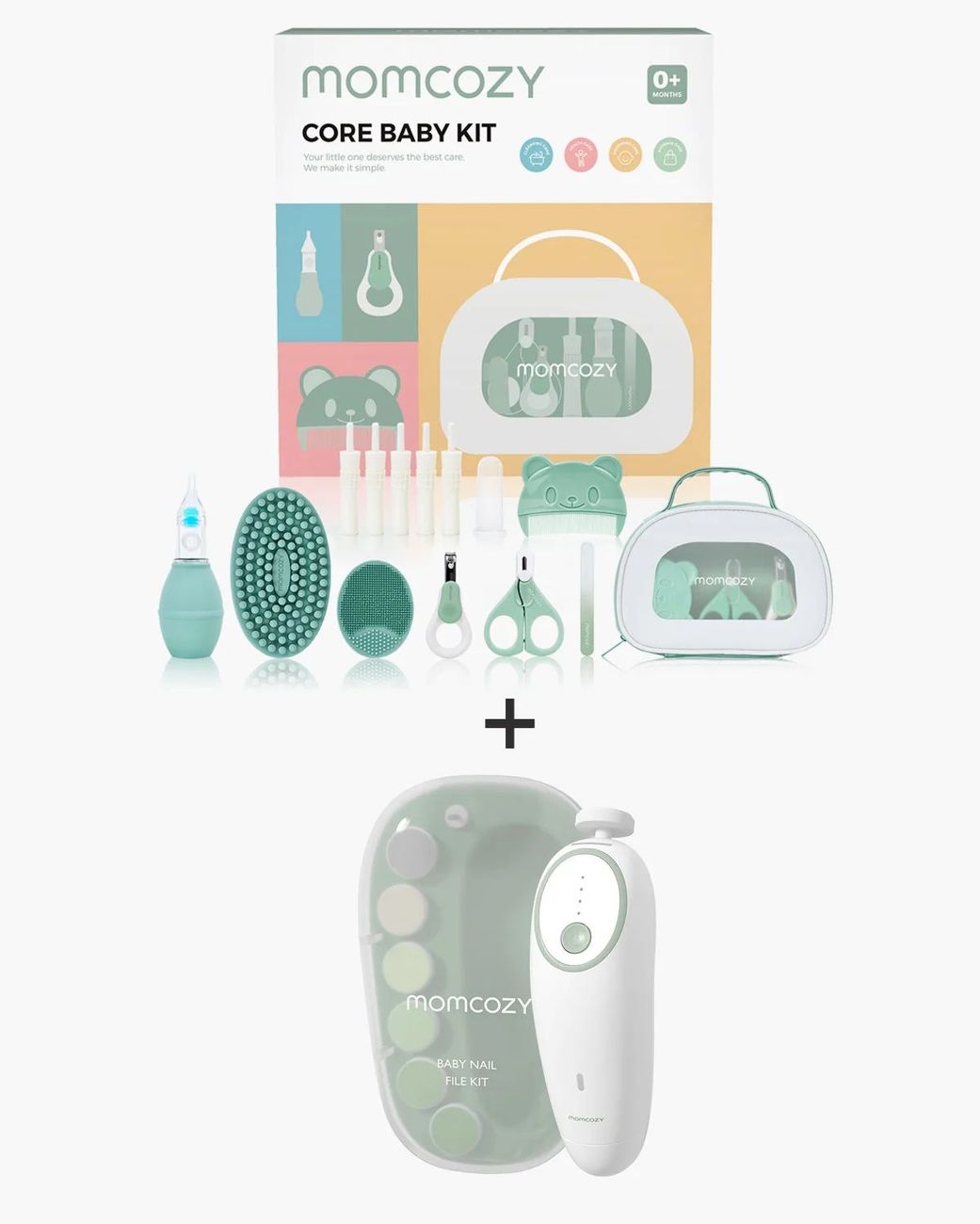 Kit de base pour bébé Momcozy tout-en-1 & lime à ongles électrique pour bébé (Momcozy) - Couverture