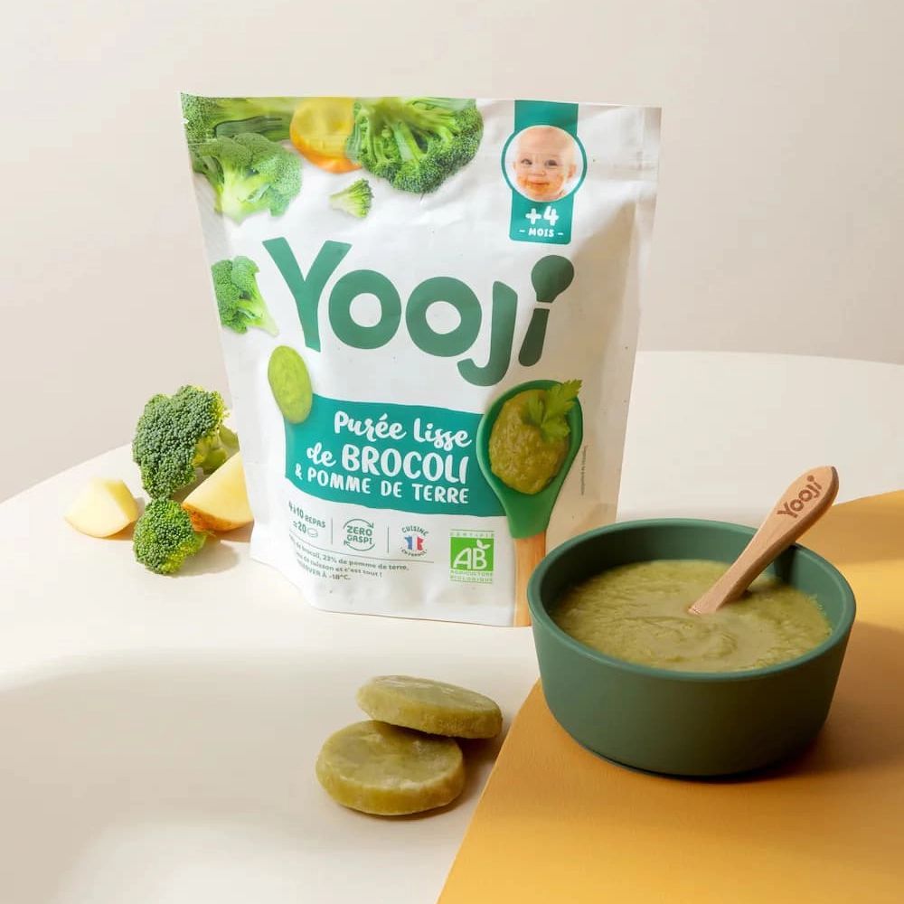 Purée lisse de Brocoli bio (Yooji) - Image 1