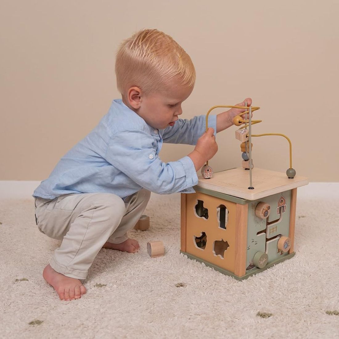 Cube d'activités en bois Little Farm (Little Dutch) - Image 6