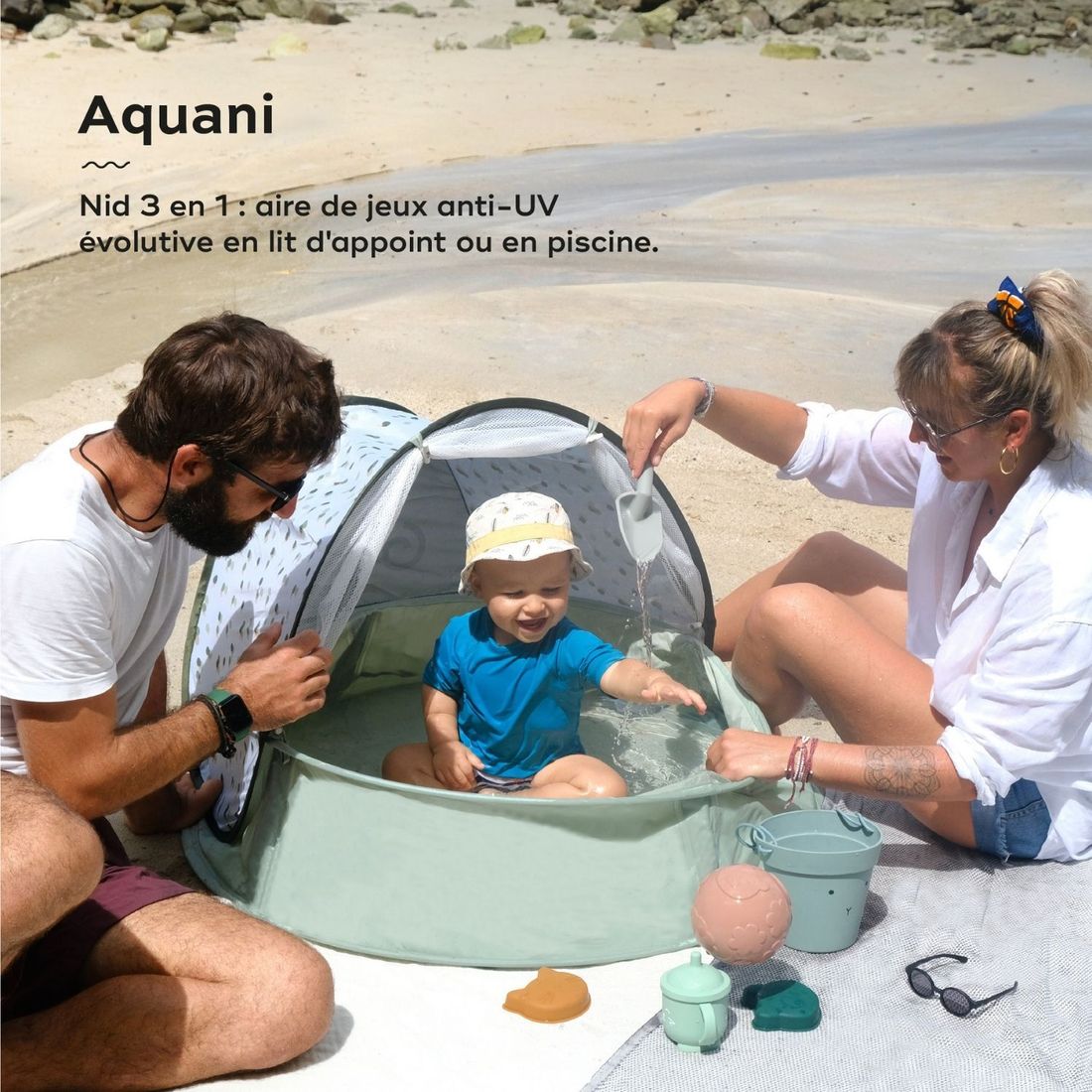 Parc de jeux et tente anti-UV Aquani Provence (Babymoov) - Image 3