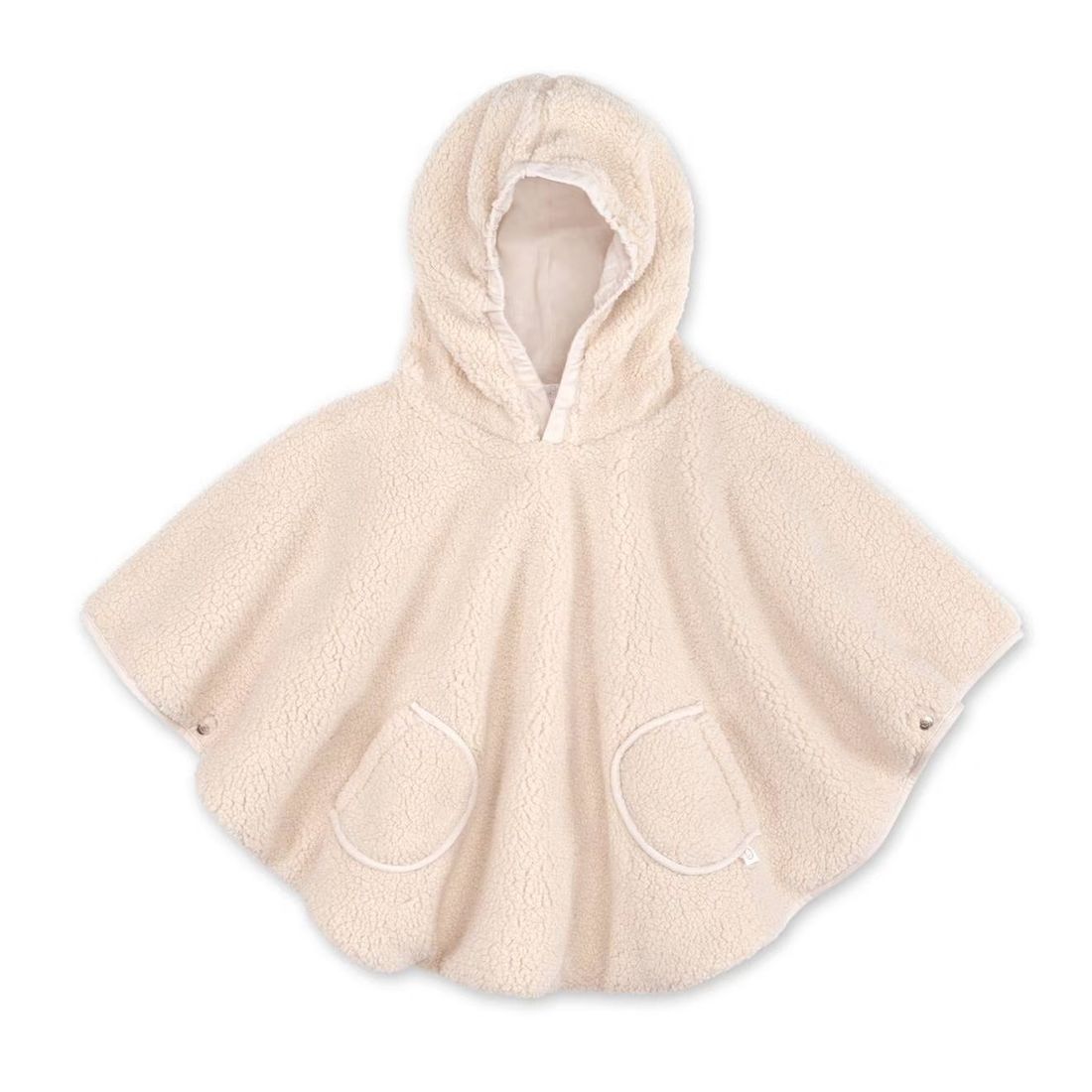 Poncho De Voyage Bébé Pour Siège Auto - Teddy Douillet Ficelle (Bemini) - Couverture