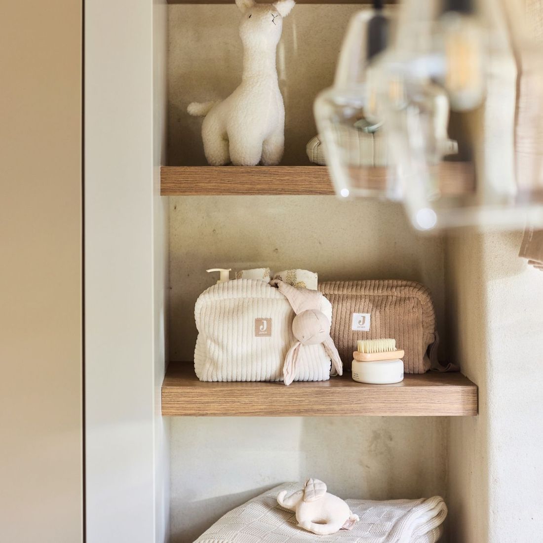 Trousse de toilette Cloudy Rib Oatmeal (Jollein) - Image 3