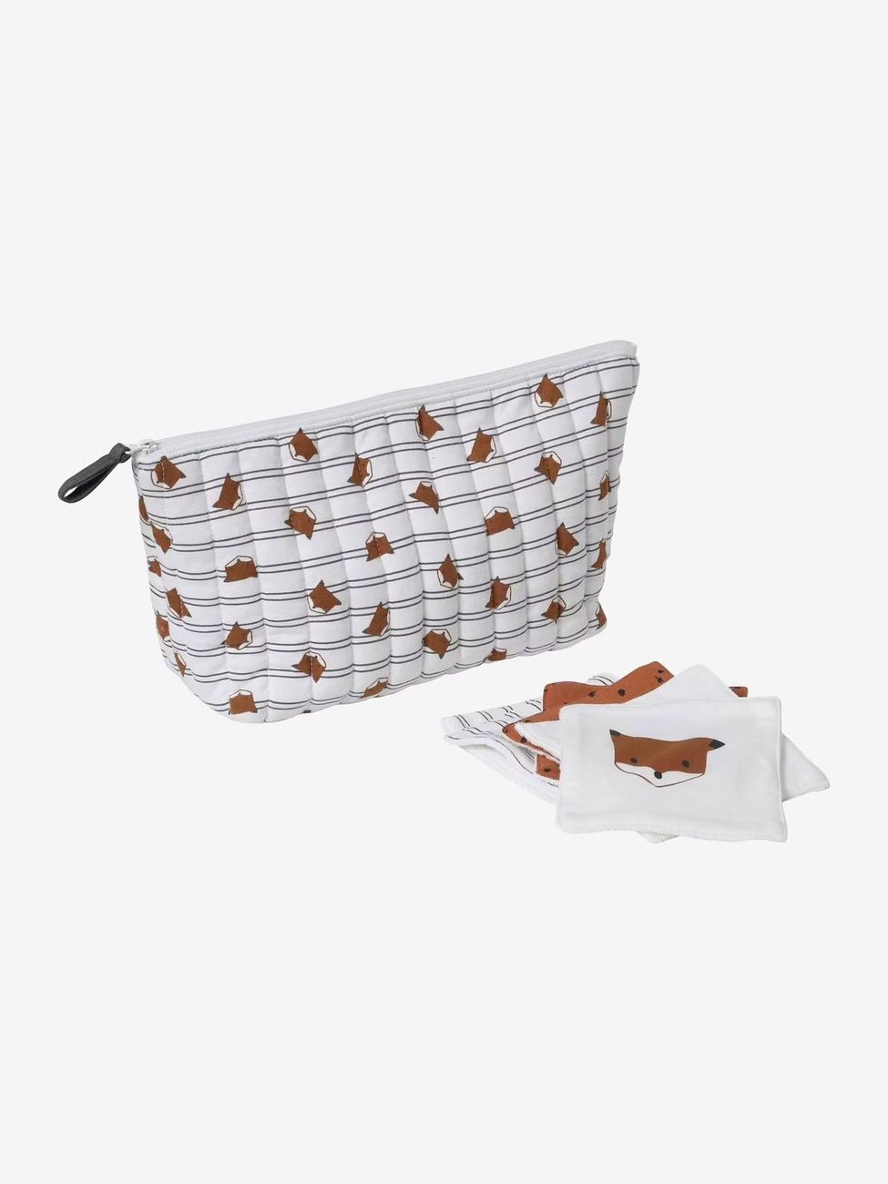 Lot de 6 lingettes lavables lot renard (Vertbaudet) - Image 3