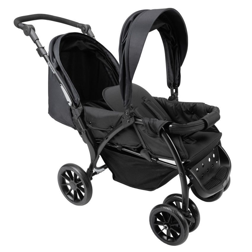 Poussette double pour enfants d'âge rapproché noir - Noir (Babycare) - Image 5