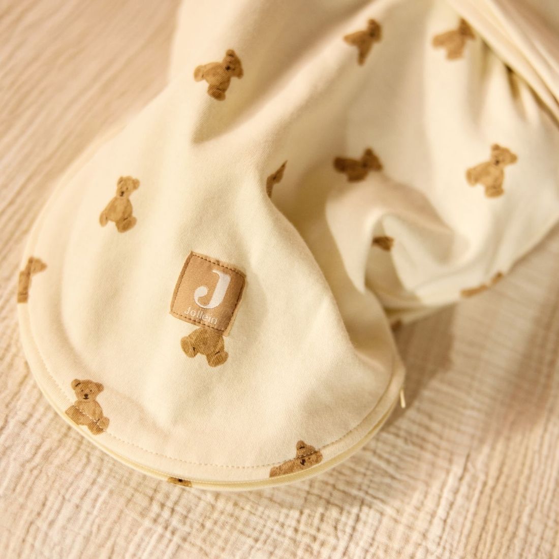 Couverture d'emmaillotage Mini Teddy Bear (0-3 mois) (Jollein) - Image 4