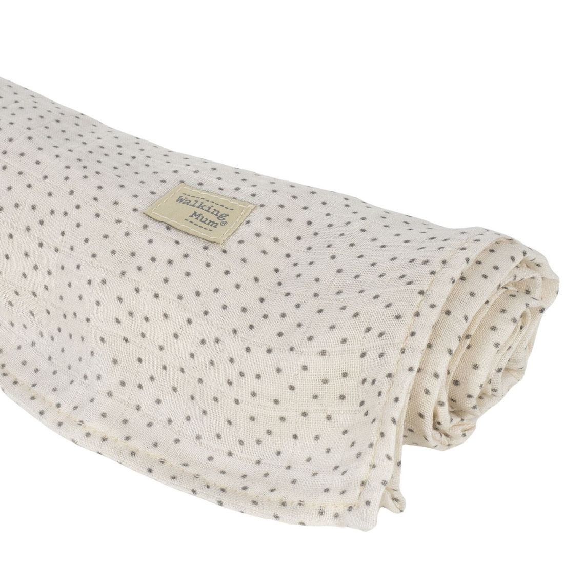 Drap-housse pour nacelle + lange Mimosa Vert (35 x 82 cm) (Walking Mum) - Image 2