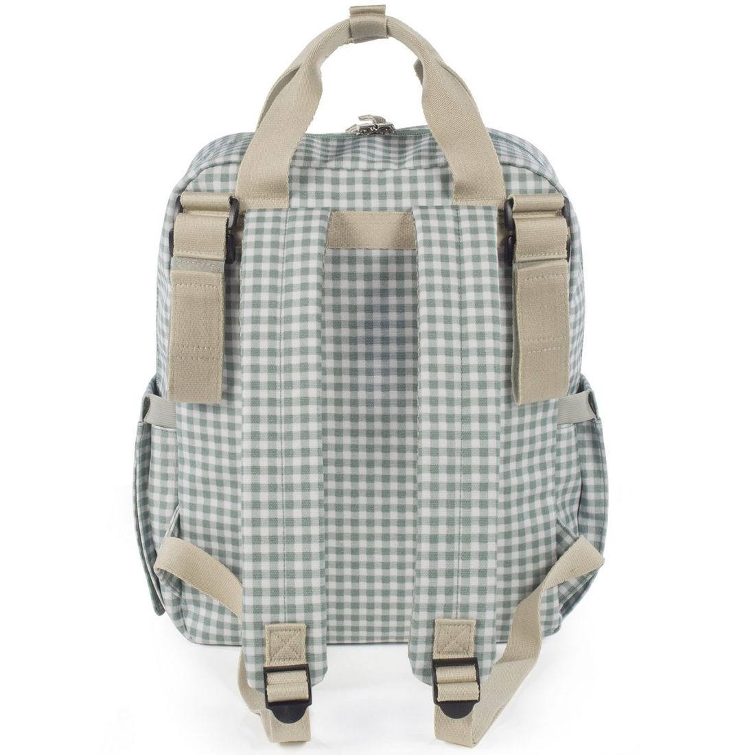 Sac à dos à langer I love Vichy vert (Walking Mum) - Image 6