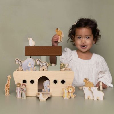 Arche de Noé en bois (30 pièces) (Little Dutch) - Image 2