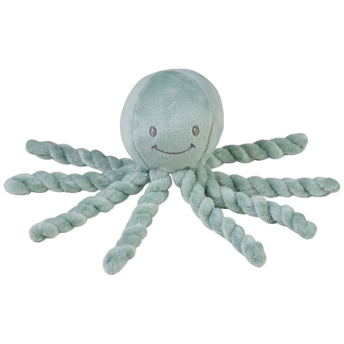 Peluche pieuvre Lapidou Vert de gris (23 cm) (Nattou) - Couverture