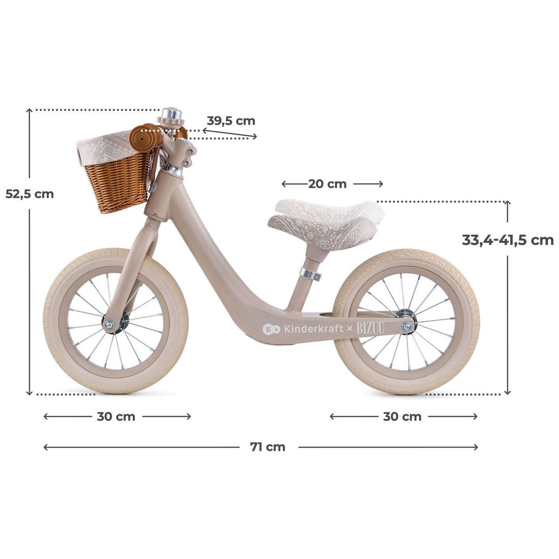 Draisienne Rapid 2 x Bizuu Whisper Dune (Kinderkraft) - Image 7