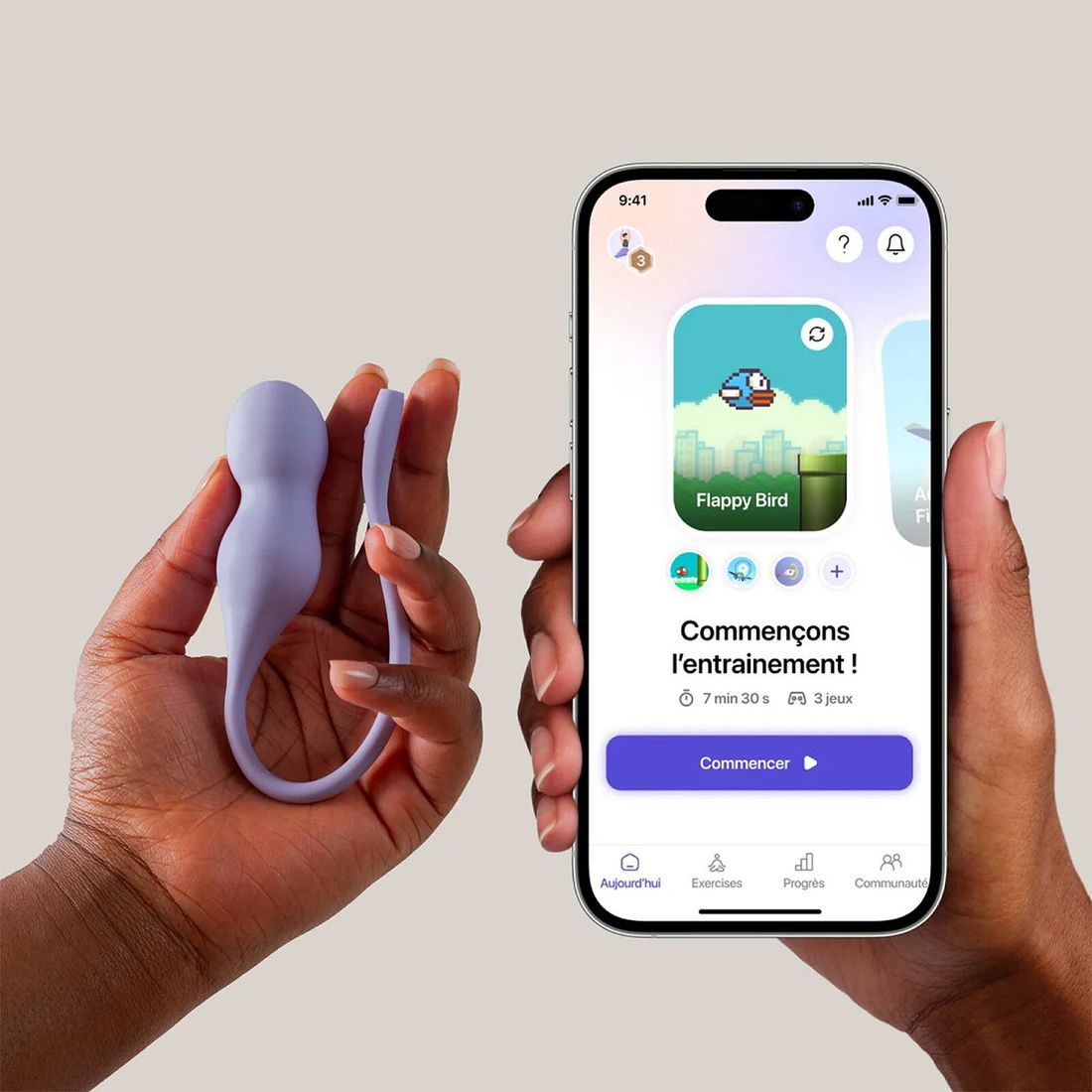 Sonde Connectée de Renforcement Périnéal Care + (Perifit) - Couverture