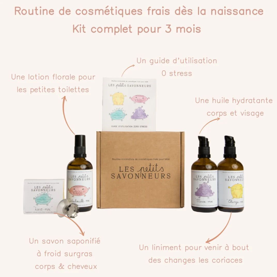 Routine complète hygiène et soins dès la naissance (Les Petits Savonneurs) - Image 2