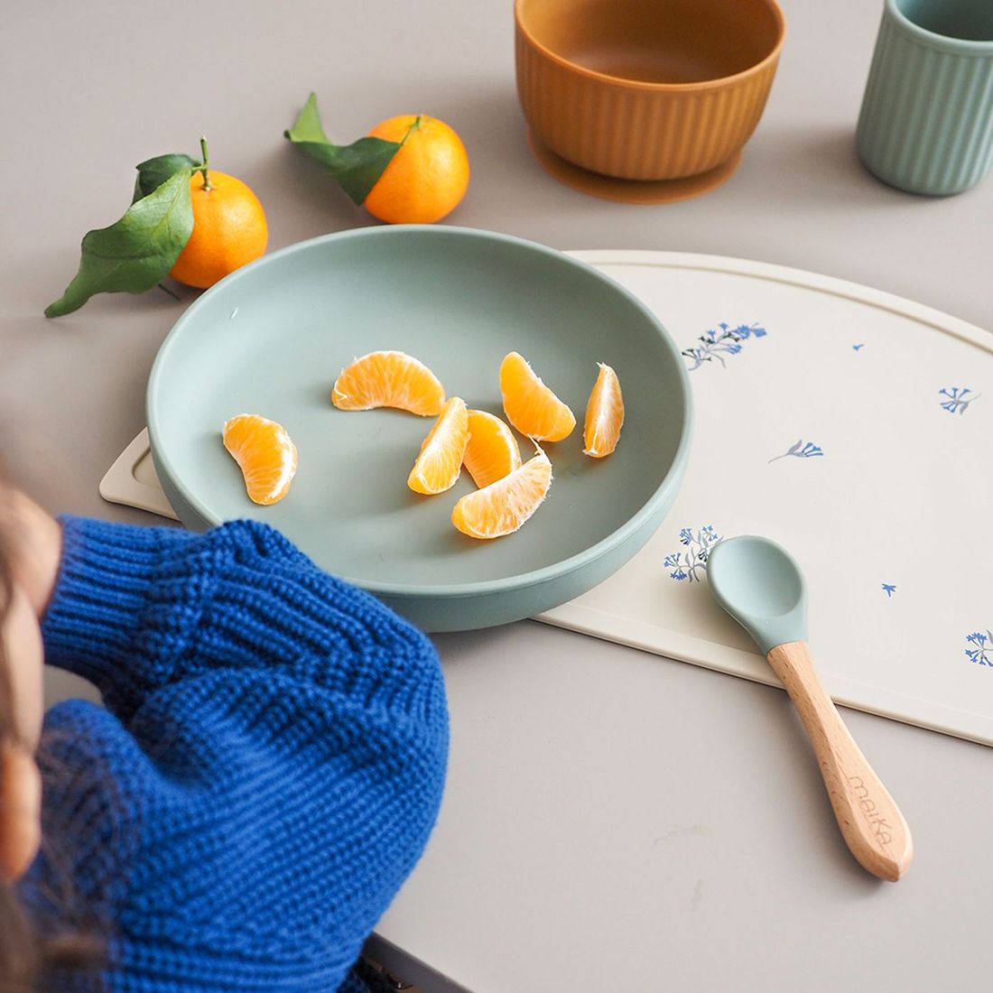Coffret Repas Bébé en Silicone (Maïka) - Image 3