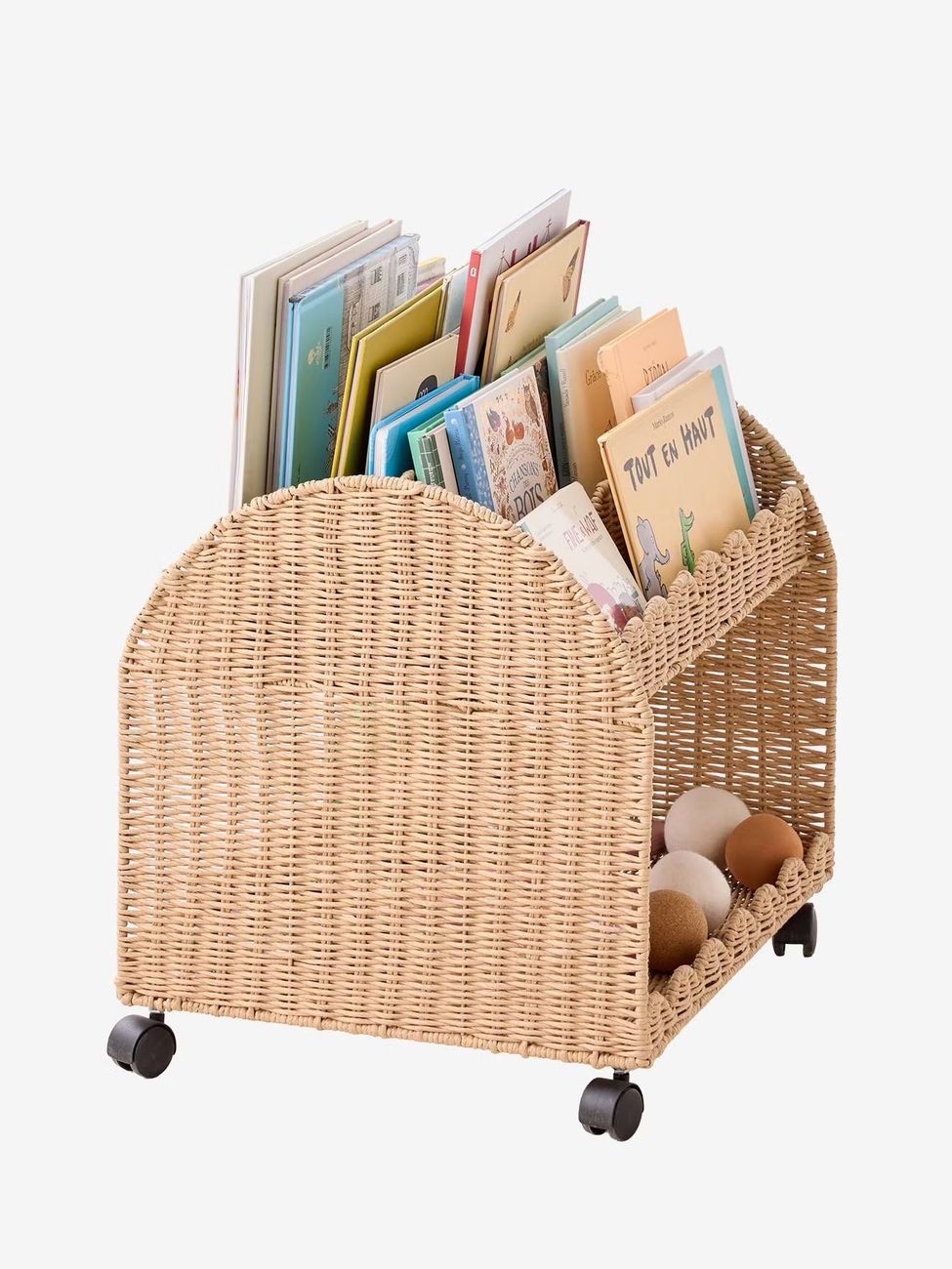 Petit rangement livre corde feston beige (Vertbaudet) - Image 2