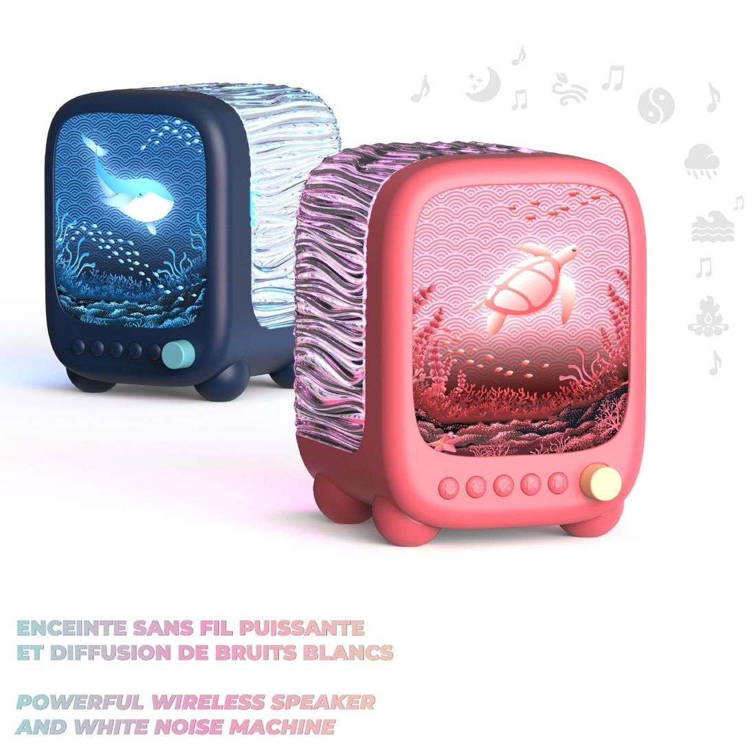 Veilleuse et enceinte sans fil Wavy Light Abyss (MOB) - Image 6