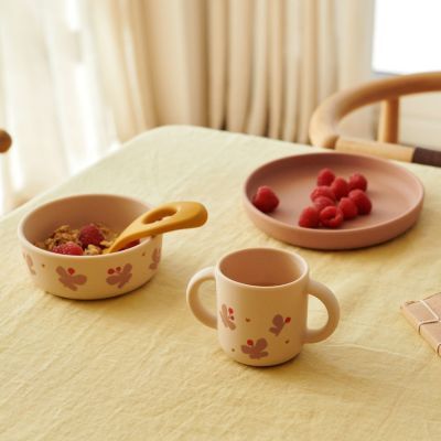 Coffret repas en silicone Vivi Butterfly Apple Blossom (4 pièces) (Liewood) - Image 2