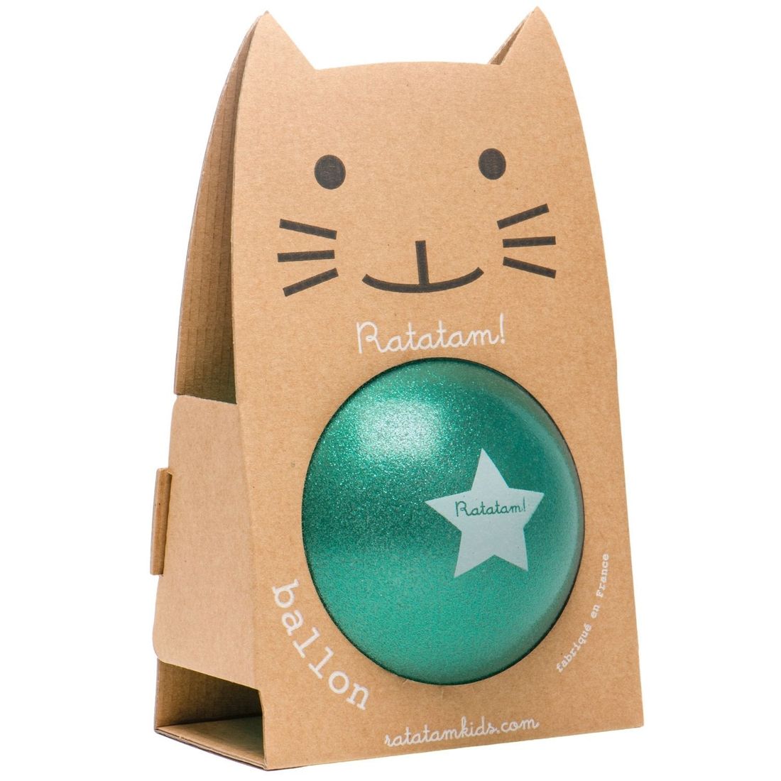 Ballon paillettes Vert (15 cm) (Ratatam) - Image 5