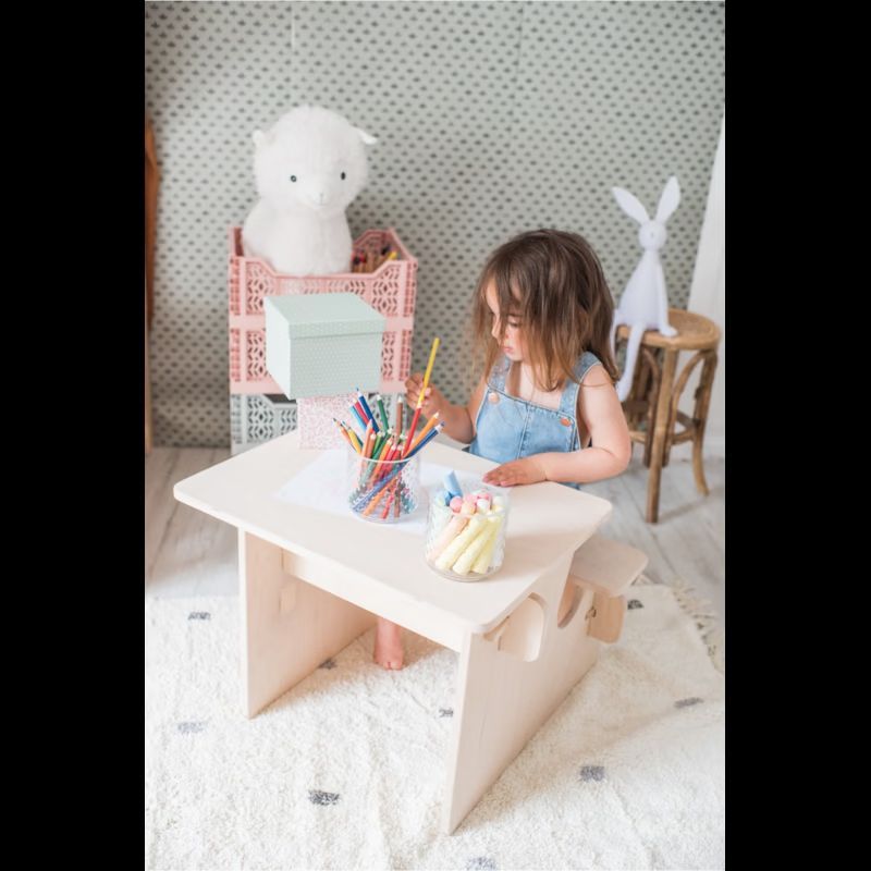 Bureau montessori tom bois naturel (Pimpampoum) - Image 2