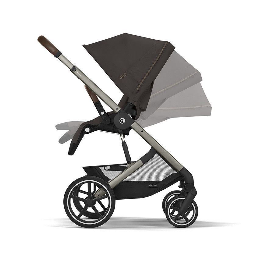 Poussette compacte Balios S Lux taupe/chocolate brown - Marron (Cybex) - Image 2