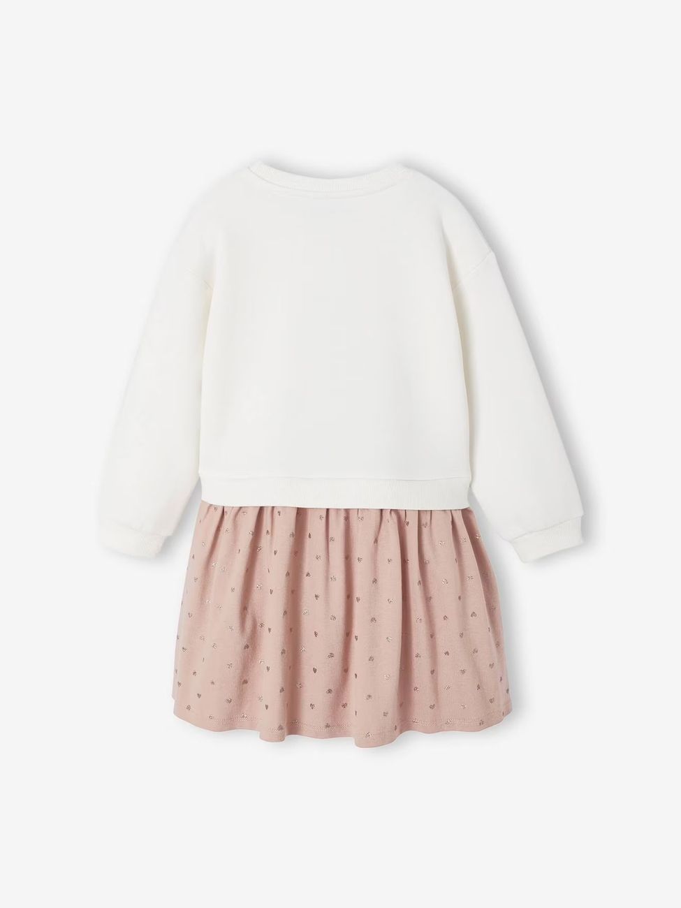 Robe bi-matière Disney Marie les Aristochats gardenia/rose poudré (Disney Animals) - Image 1