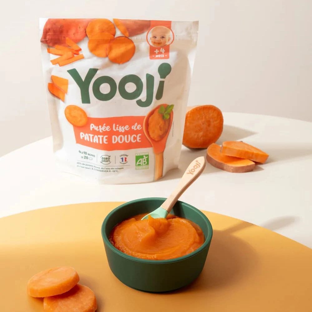 Purée lisse de Patate douce bio (Yooji) - Image 1