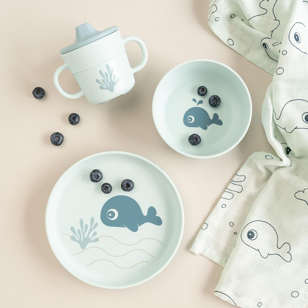 Coffret repas Foodie Wally Bleu (3 pièces) (Done by deer) - Image 1