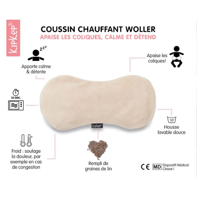 Bouillotte sèche déhoussable aux gr (Soframar) - Image 3