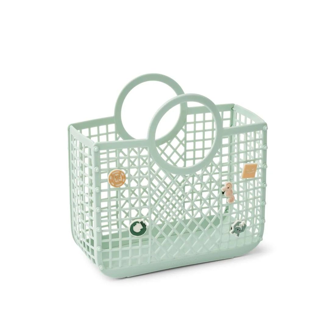 Panier Samantha avec breloques - Light Peppermint (Liewood) - Image 1