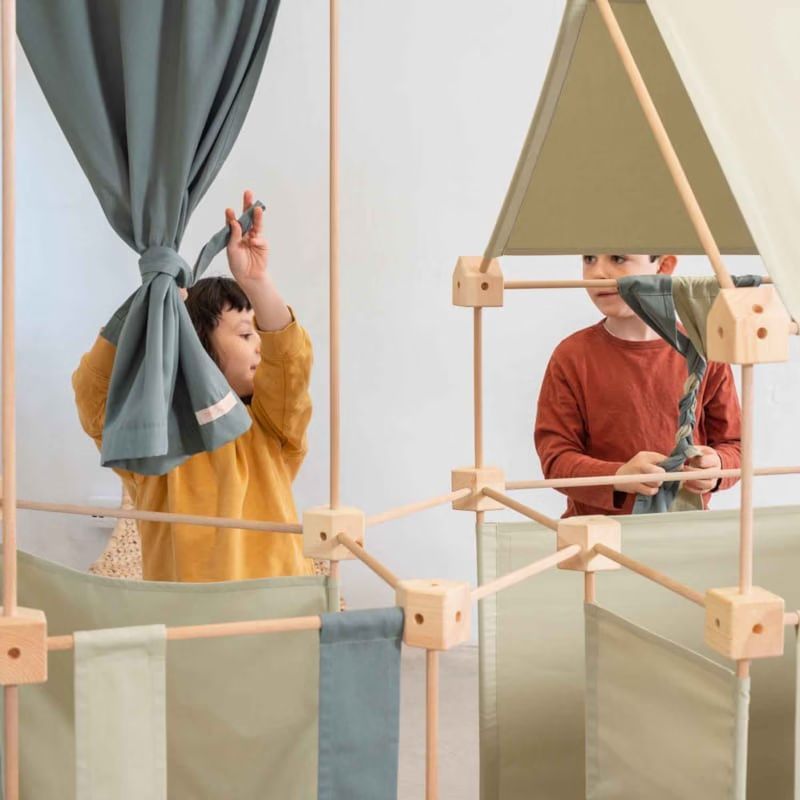 Jeu de construction géant en bois et ti (Trigonos) - Image 3