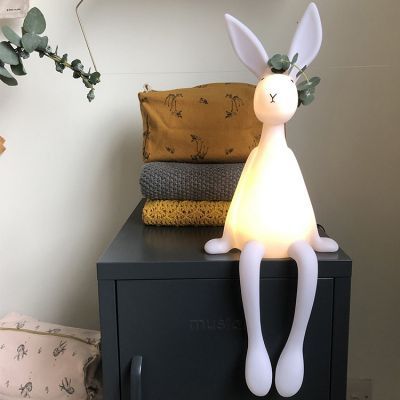 Lampe veilleuse Joseph le lapin (Rose in April) - Image 3