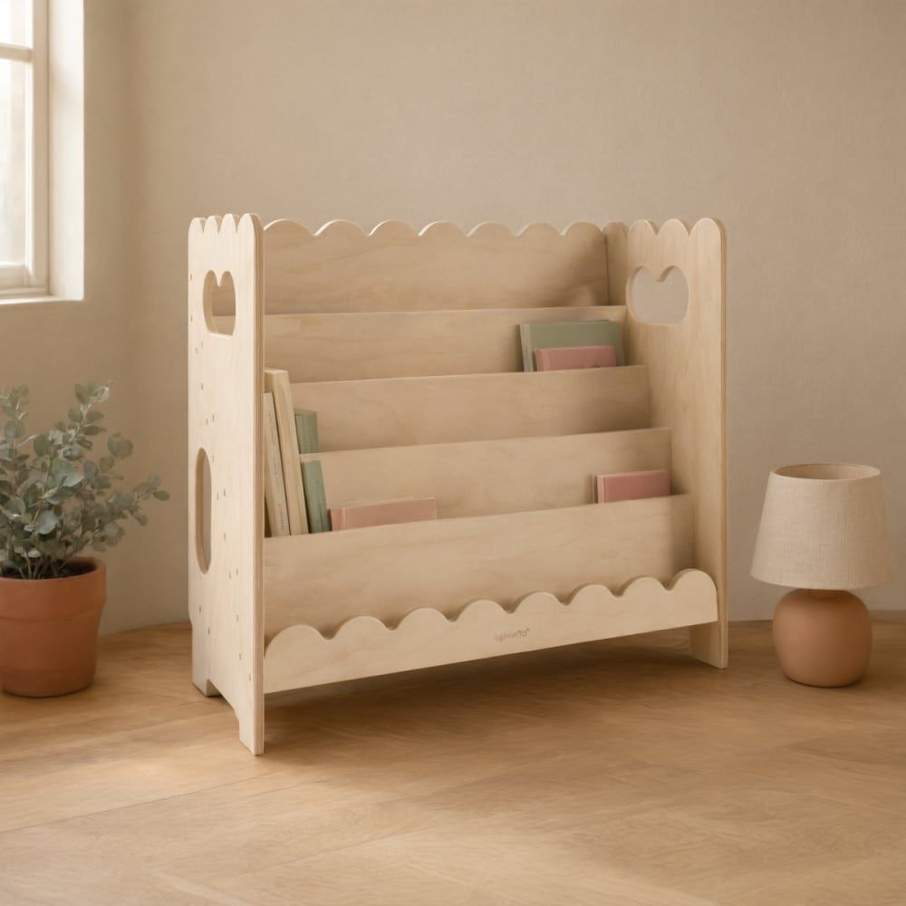 Bibliothèque montessori l84cm pour enfant en bois (Tupti.wood) - Image 2