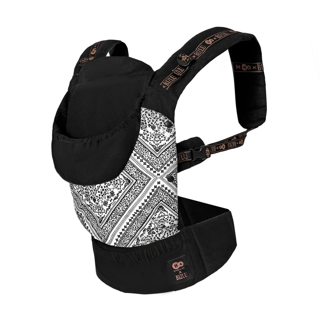 Porte-bébé ergonomique HUGGY Lunar Black BIZUU (Kinderkraft) - Image 2