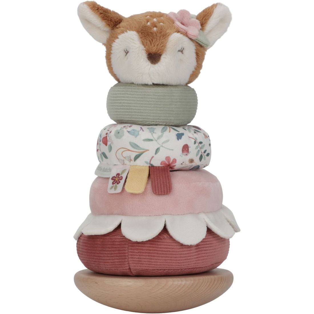 Faon à empiler doudou bois FSC Fairy Garden (Little Dutch) - Couverture