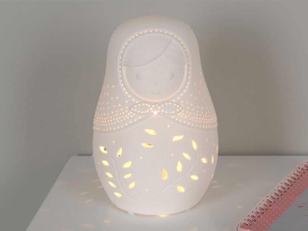 Lampe à poser blanche poupée Russe (Amadeus) - Image 2