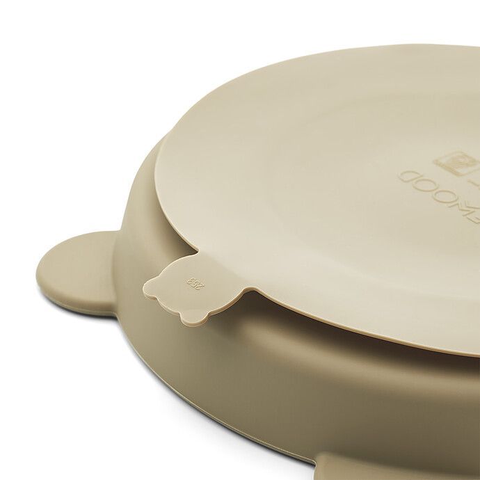 Lot de 2 Assiettes Compartimentées Stacy - Sandy Oat (Liewood) - Image 3