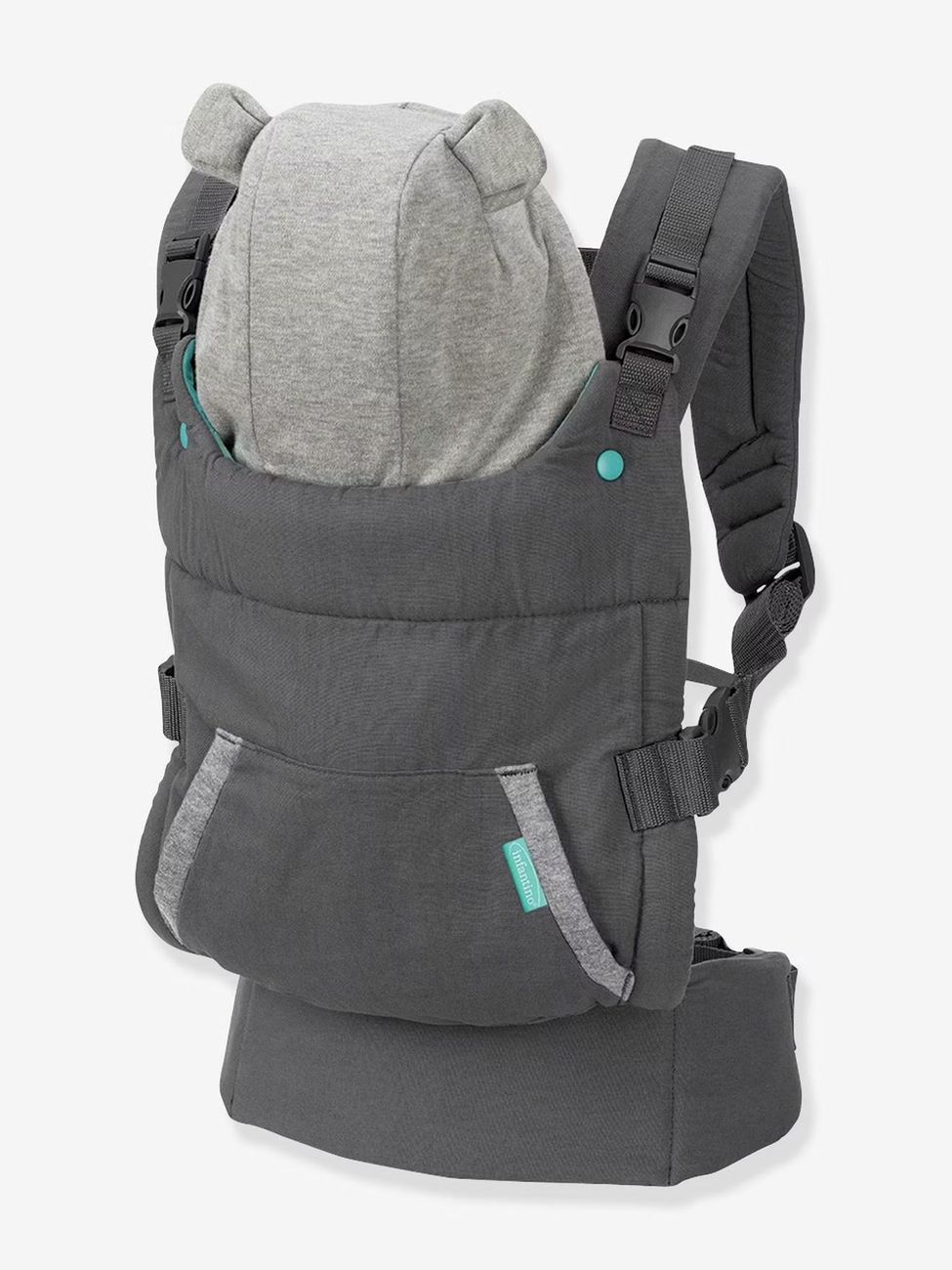 Porte-bébé Cuddle up gris (Infantino) - Couverture