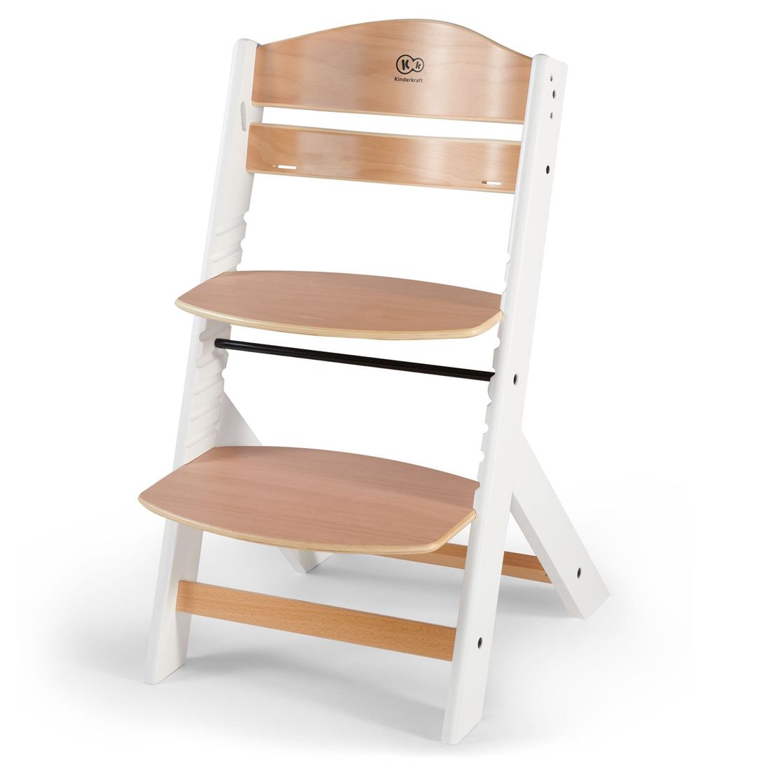 Chaise haute ENOCK bois blanc (Kinderkraft) - Image 5
