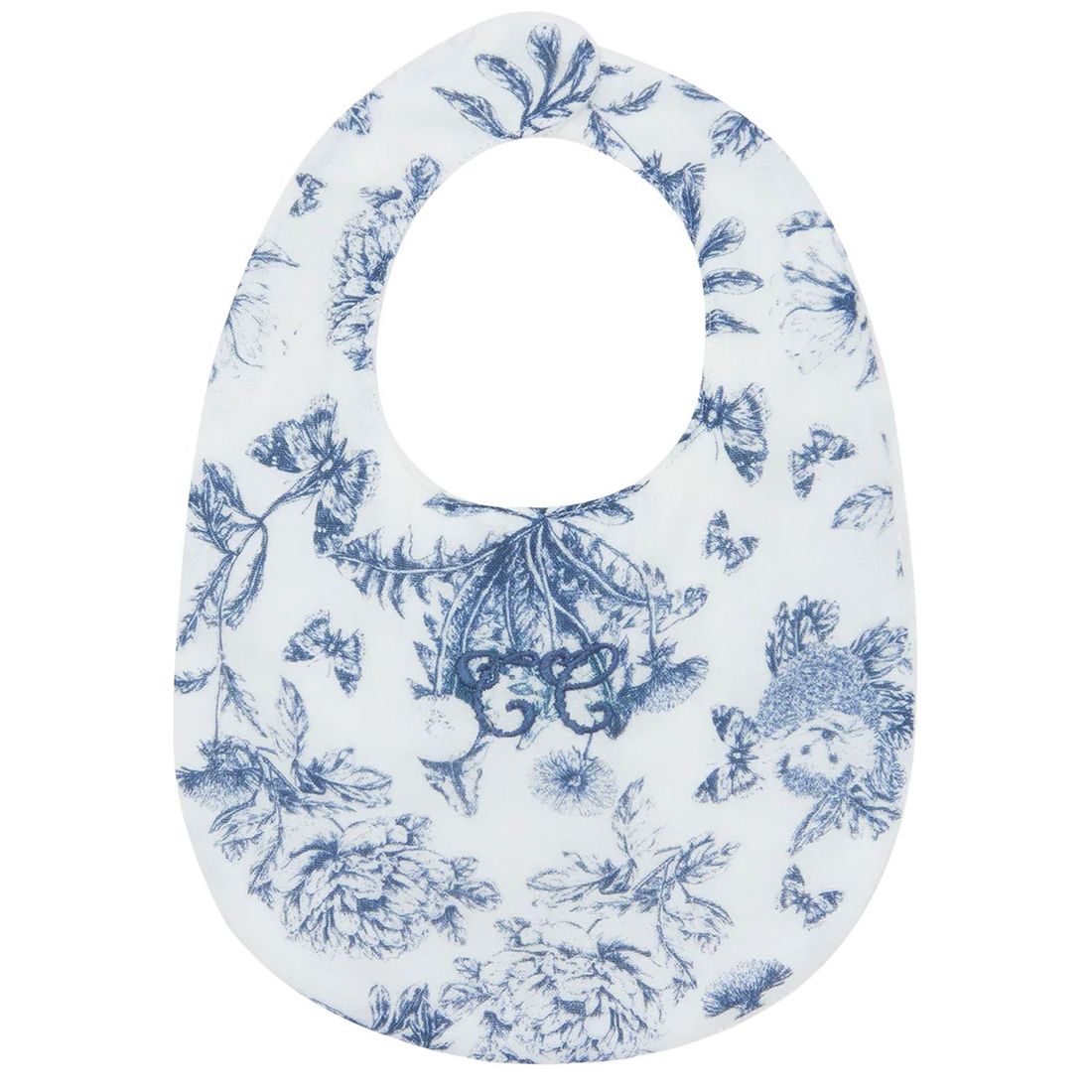 Bavoir bandana Toile de Jouy bleu (Tartine et Chocolat) - Couverture