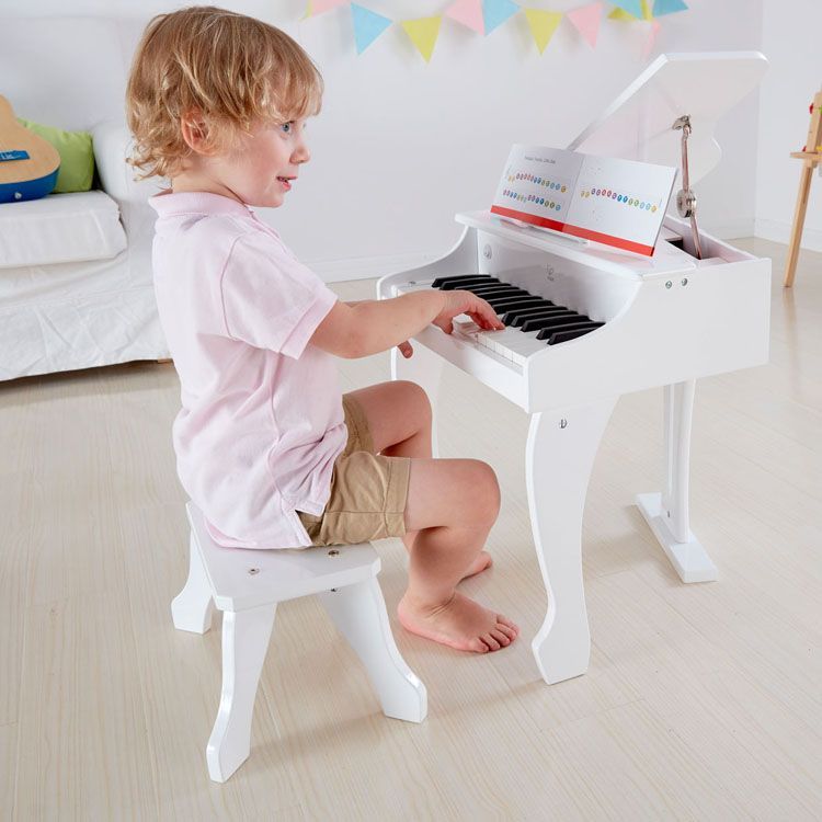 Piano à queue électronique Deluxe blanc (Hape) - Image 5