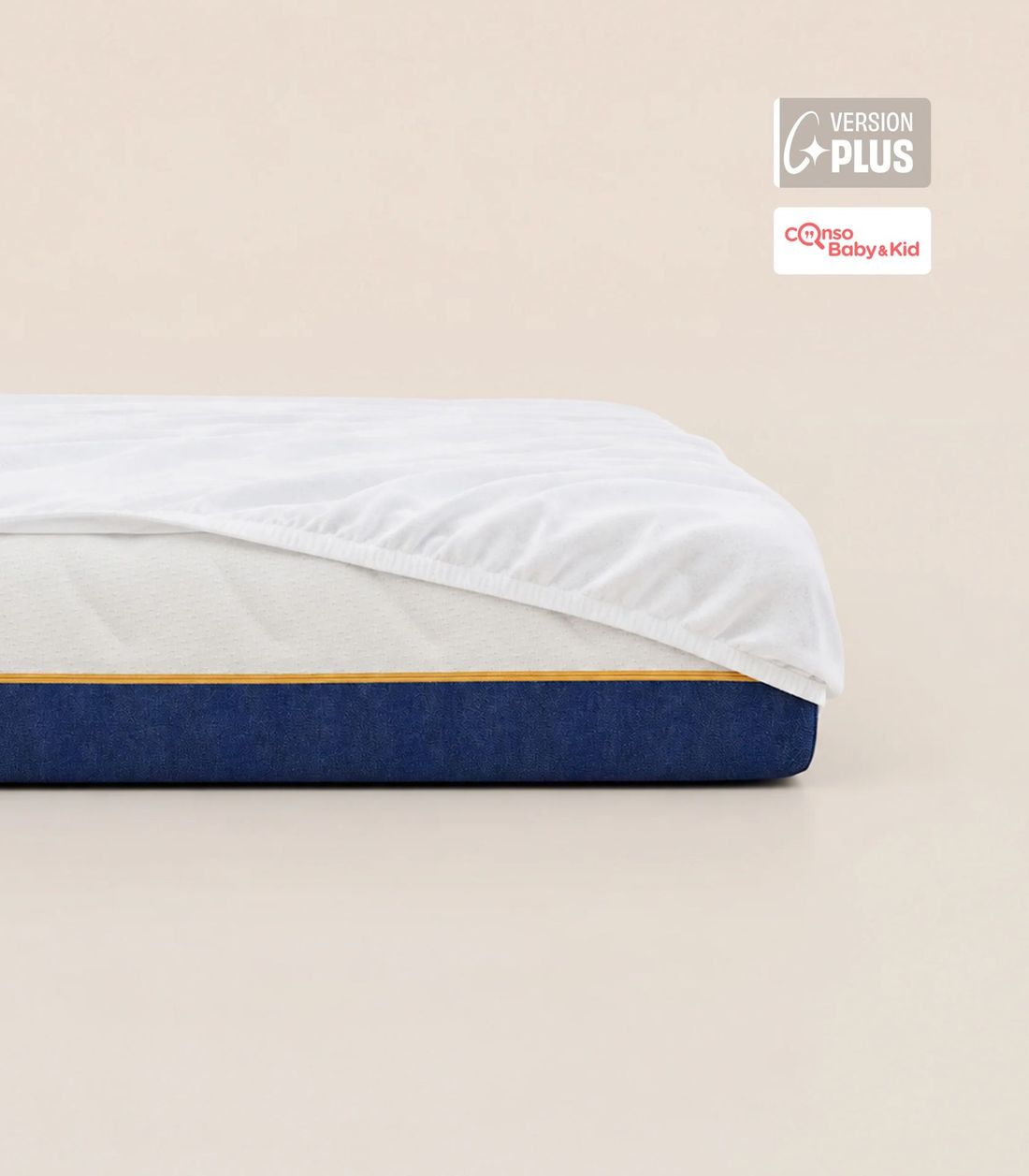 Matelas bébé 60x120cm Pus Tediber - Hypoallergénique & anti-acarien - Fabriqué en France - Idéal de 0 à 5 ans - Alèse bébé offerte (Tediber) - Image 3