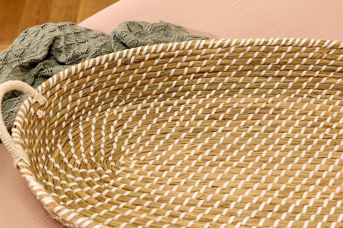 - Panier à Langer avec Matelas - Naturel & Blanc - Naturel (Mon Lit Cabane) - Image 6