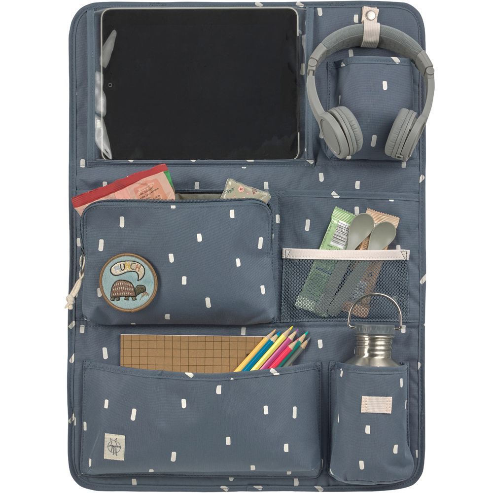 Organisateur de voiture Happy Prints bleu nuit (Lassig) - Image 1