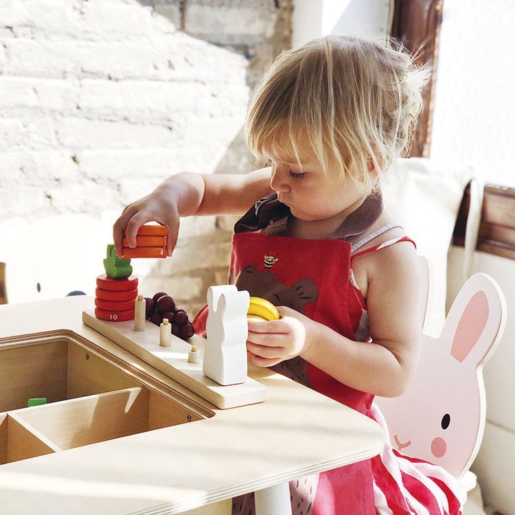 Chaise enfant lapin en bois (Tender Leaf) - Image 4