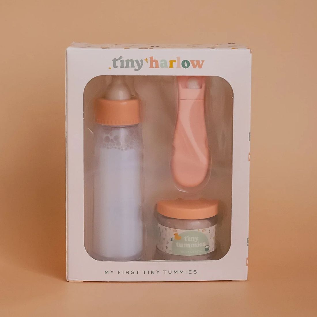 Coffret repas petit pot et biberon magiques pour poupée Céréales (Tiny Harlow) - Couverture