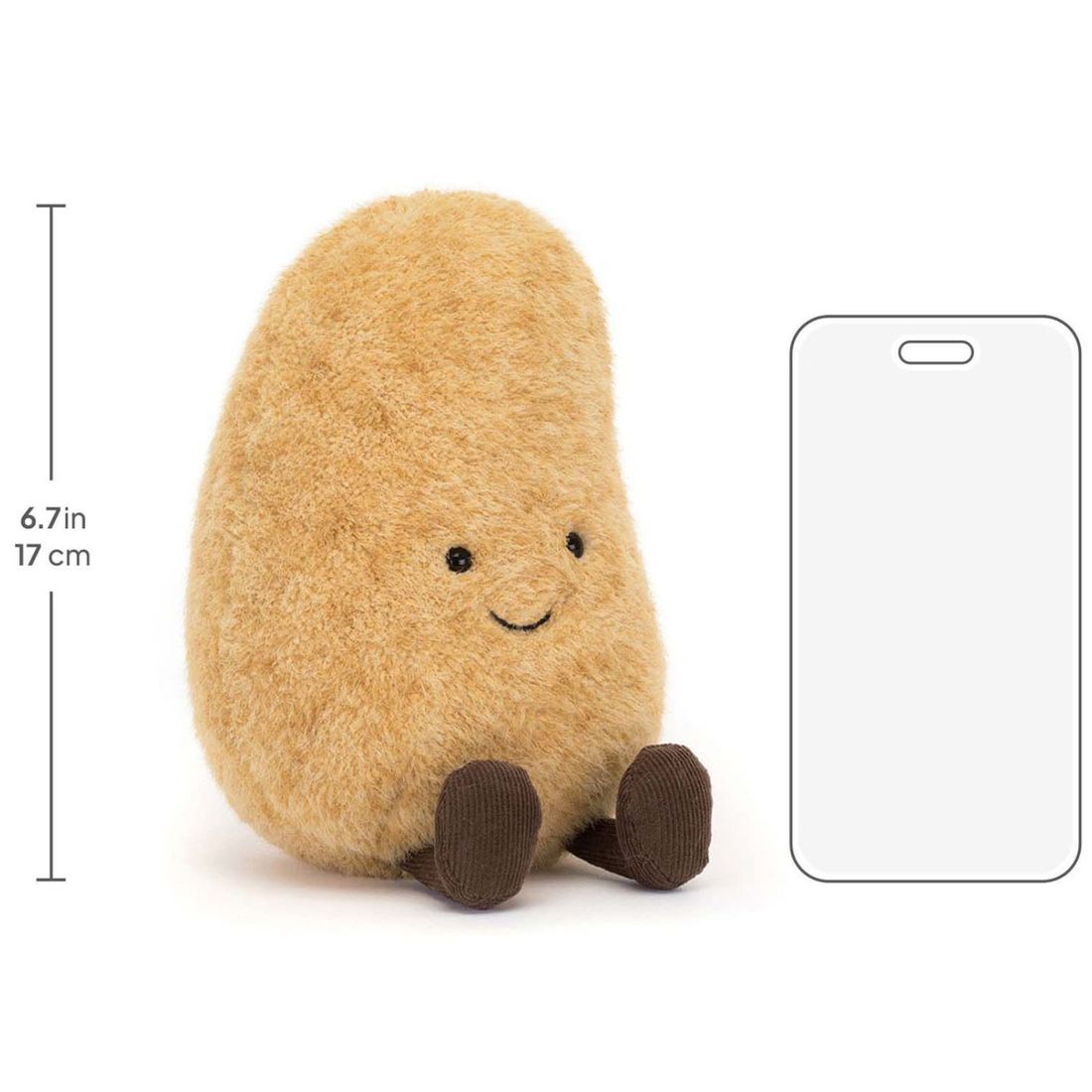 Peluche Amuseable Pomme de terre (19 cm) (Jellycat) - Image 9