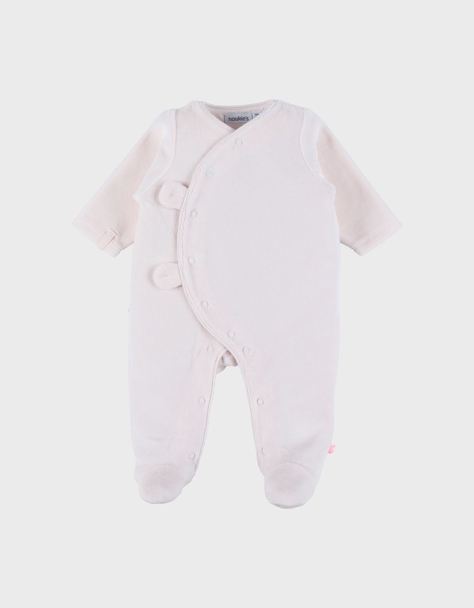 Pyjama dors-bien en velours rose (Noukie's) - Image 1